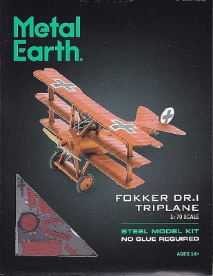 Tri-Wing Fokker "Rode Baron" Metal Earth