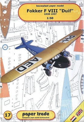 Fokker F VIII PA-AED Duif 1:50