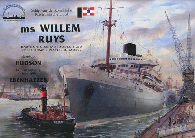 Willem Ruys met Hudson en Ebenhaezer