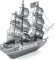 Pirate Ship Black Pearl Metal Earth
