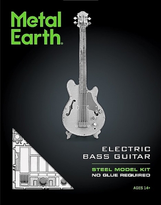 Electric Bass Guitar Metal Earth