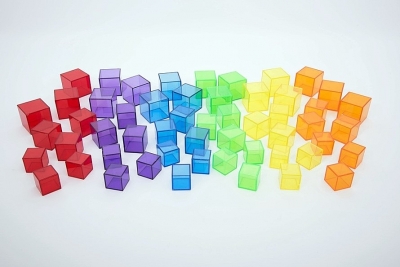 Transparante cubes TICKIT
