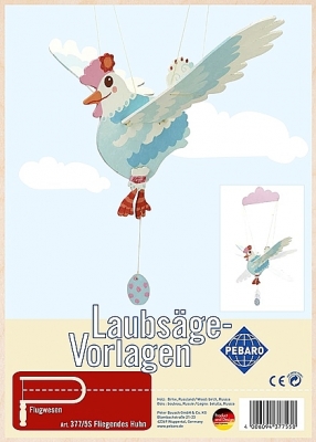 Figuurzaag voorbeeld vliegende kip