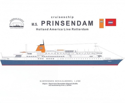 MS. Prinsendam I (1973-1980) 1:250 en 1:350