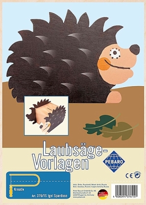 Figuurzaag voorbeeld egel spaarpot