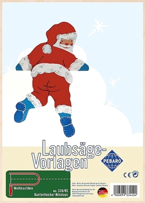 Figuurzagen kanten-hocker kerstman
