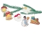 Figuurzaag voorbeeld kerstboom-sieraden III