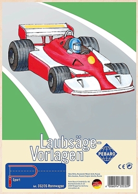 Figuurzaag voorbeeld raceauto