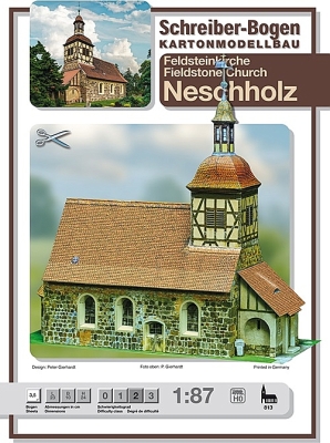 Feldsteinkirche Neschholz 1:87
