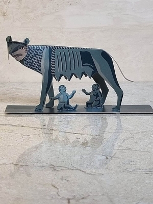 Romeinse wolf Piet design