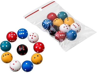 Ronde dobbelstenen per 10