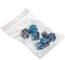 Dobbelstenen oblivion blauw, 7 stuks
