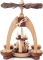 Pyramide met winter-kinderen 2 lagen