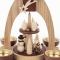 Pyramide met winter-kinderen 2 lagen